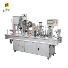 Semi-pneumatic yogurt Cup Filling And Sealing Machine